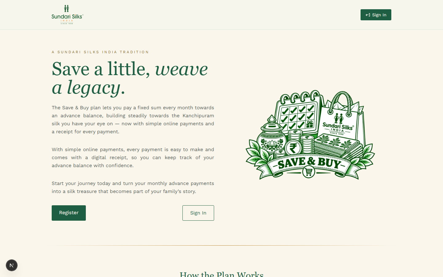 Save & Buy home page